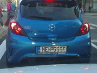 Opel Corsa OPC a zajímavá SPZ
